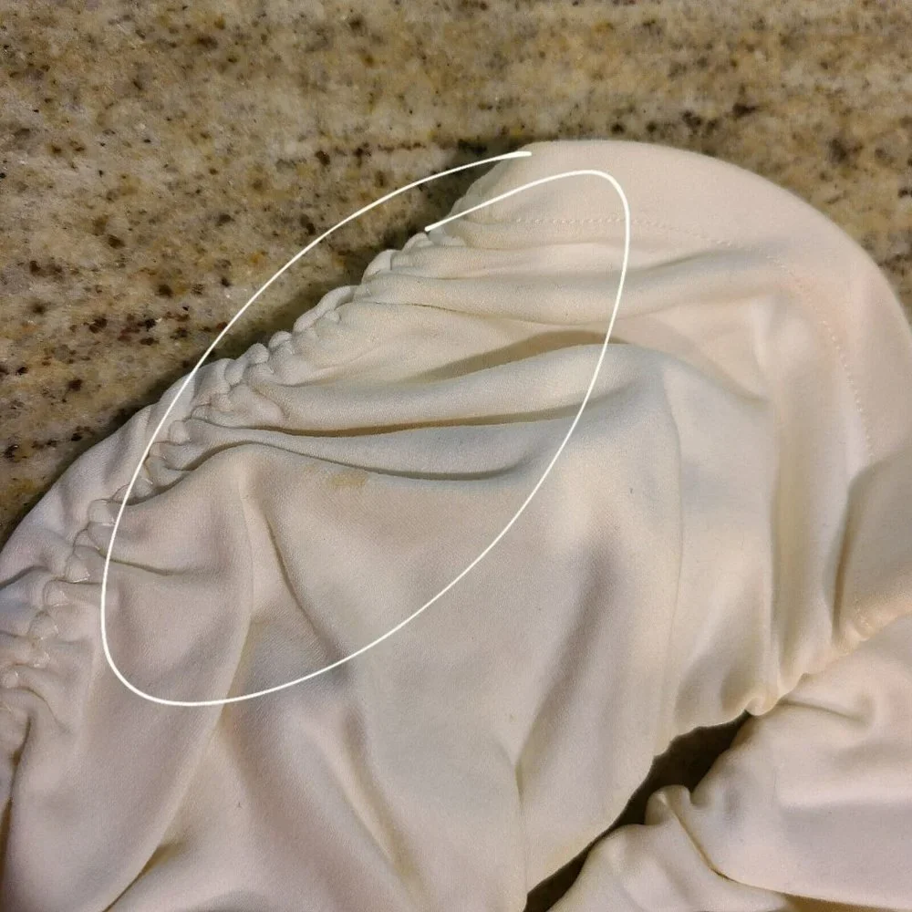 Vintage Elvette Royal Stretch Ruched 14.5